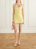 Athena embellished stretch-mesh mini dress