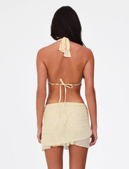 ESHA MINI DRESS - YELLOW : LEMON