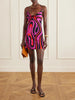 Printed stretch-jersey mini dress